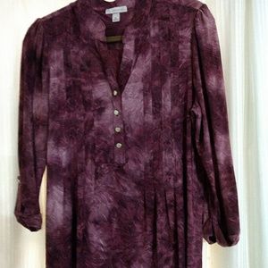 Dress Barn XL Dusty Rose Top NWOT